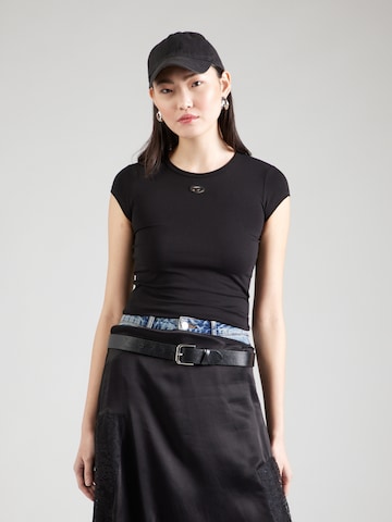 DIESEL Póló 'T-ANGIE-OD' - fekete: elől