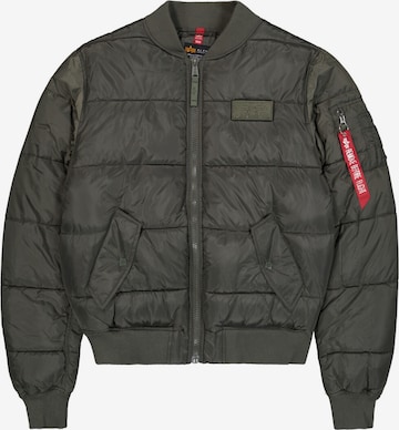 ALPHA INDUSTRIES Tussenjas 'MA-1 Puffer' in Groen: voorkant