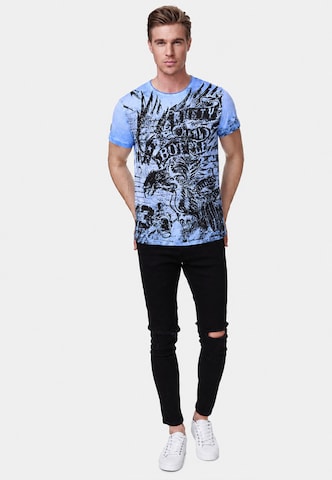 Rusty Neal T-Shirt in Blau