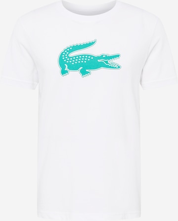 T-Shirt LACOSTE en blanc : devant