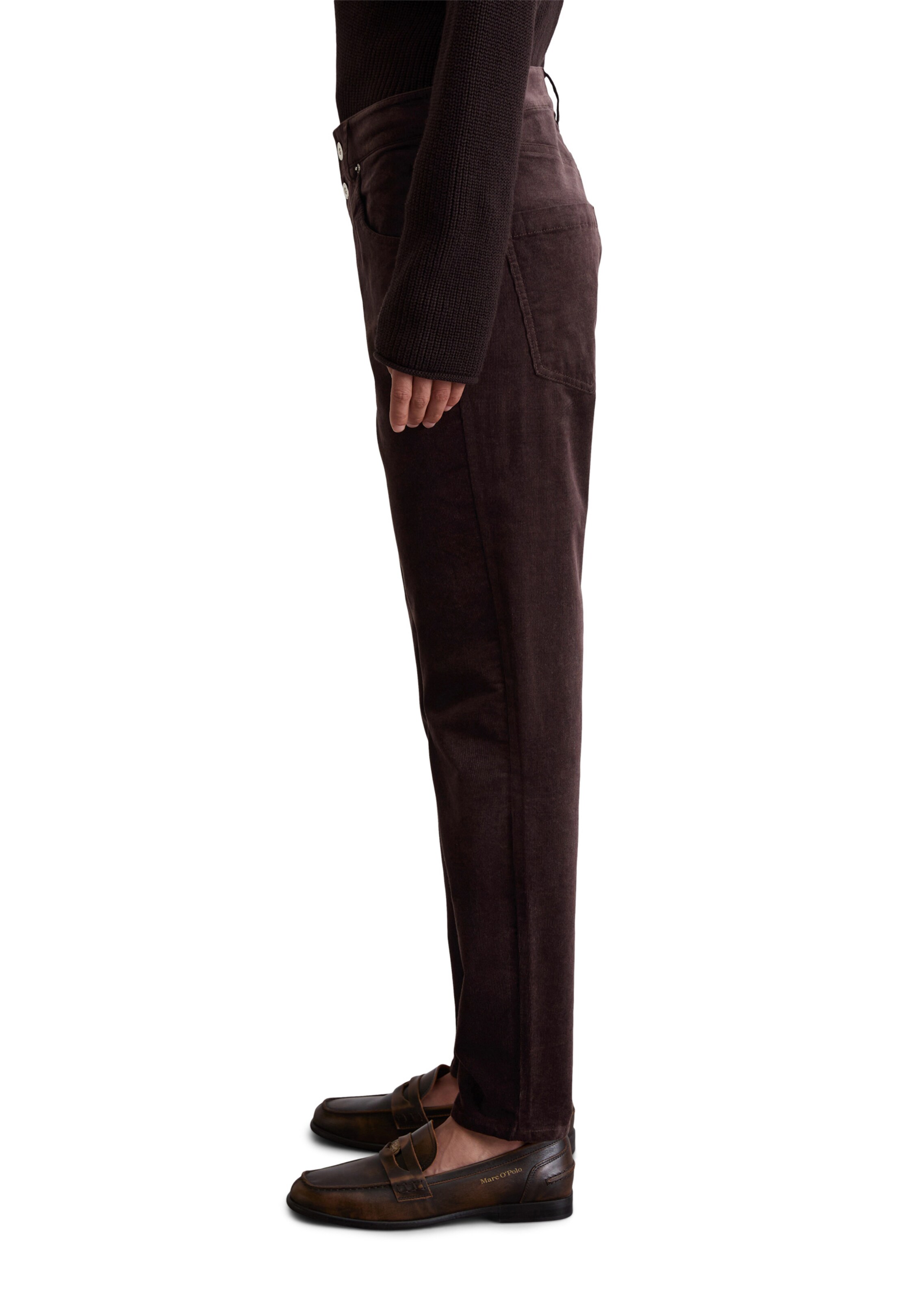 Marc O'Polo Обычный Штаны 'Theda' в Коричневый