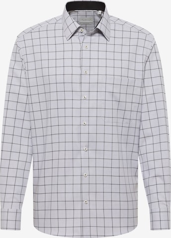 ETERNA Comfort fit Zakelijk overhemd in Zilver: voorkant