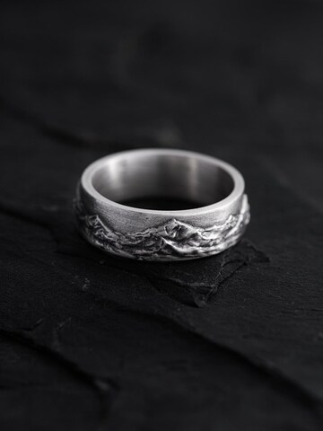 REYTEL Ring 'MOUNTAINS' in Zilver
