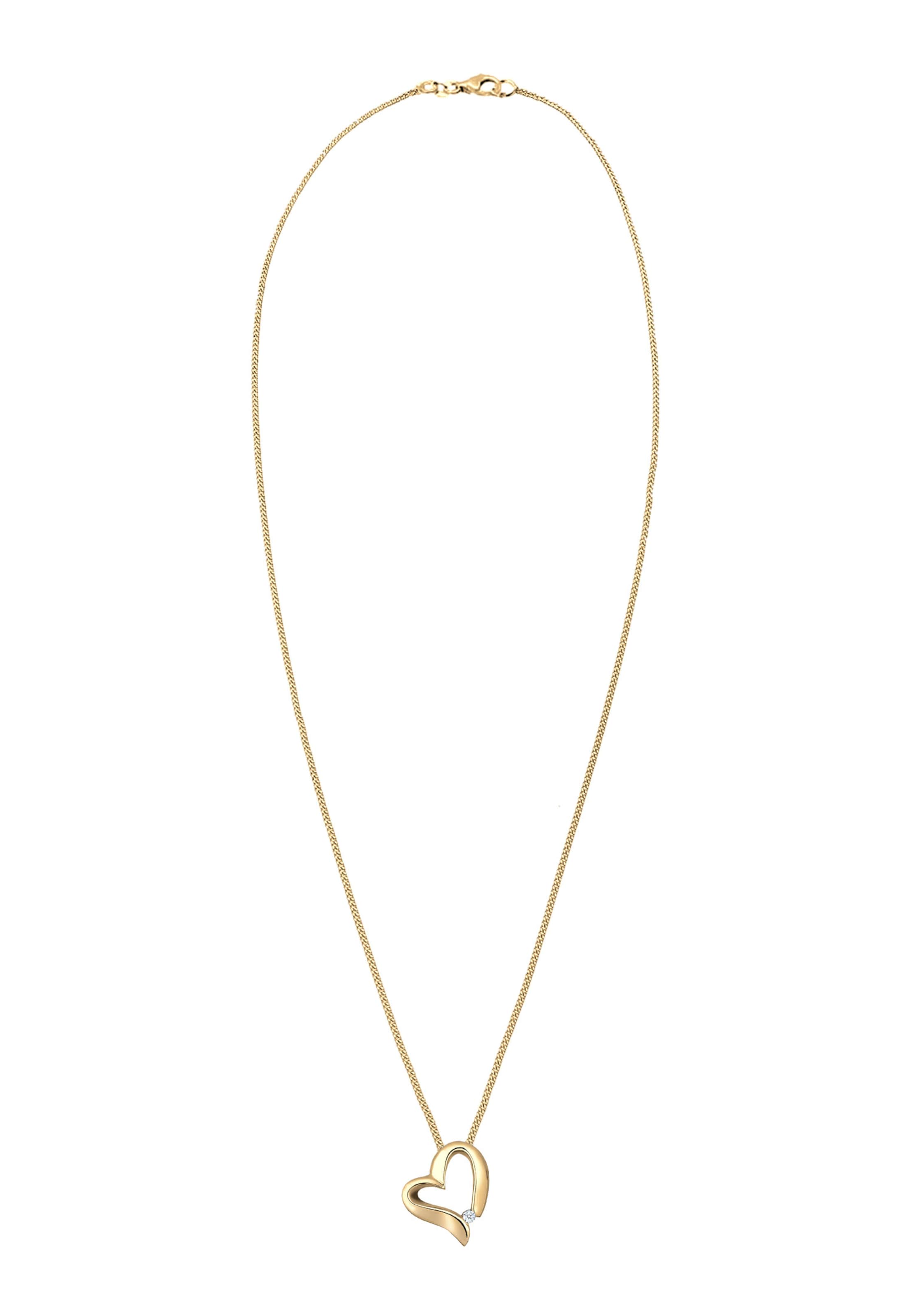 Elli DIAMONDS Ketting in Goud: voorkant