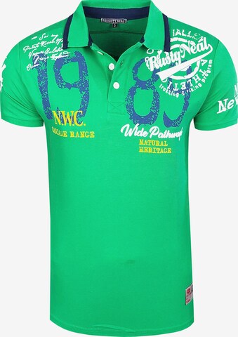 Rusty Neal Shirt in Groen: voorkant