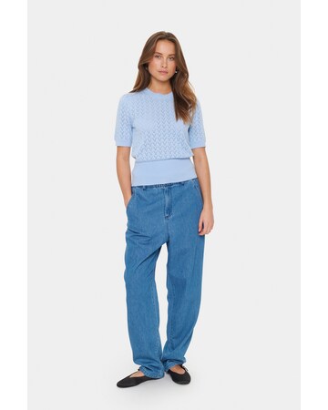 SAINT TROPEZ Pullover in Blau