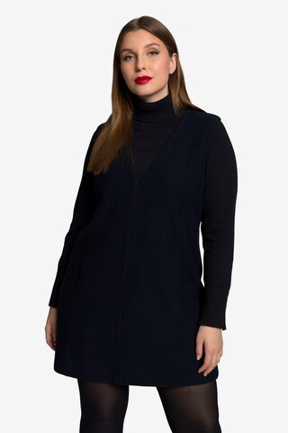 Ulla Popken Knitted dress in Black: front