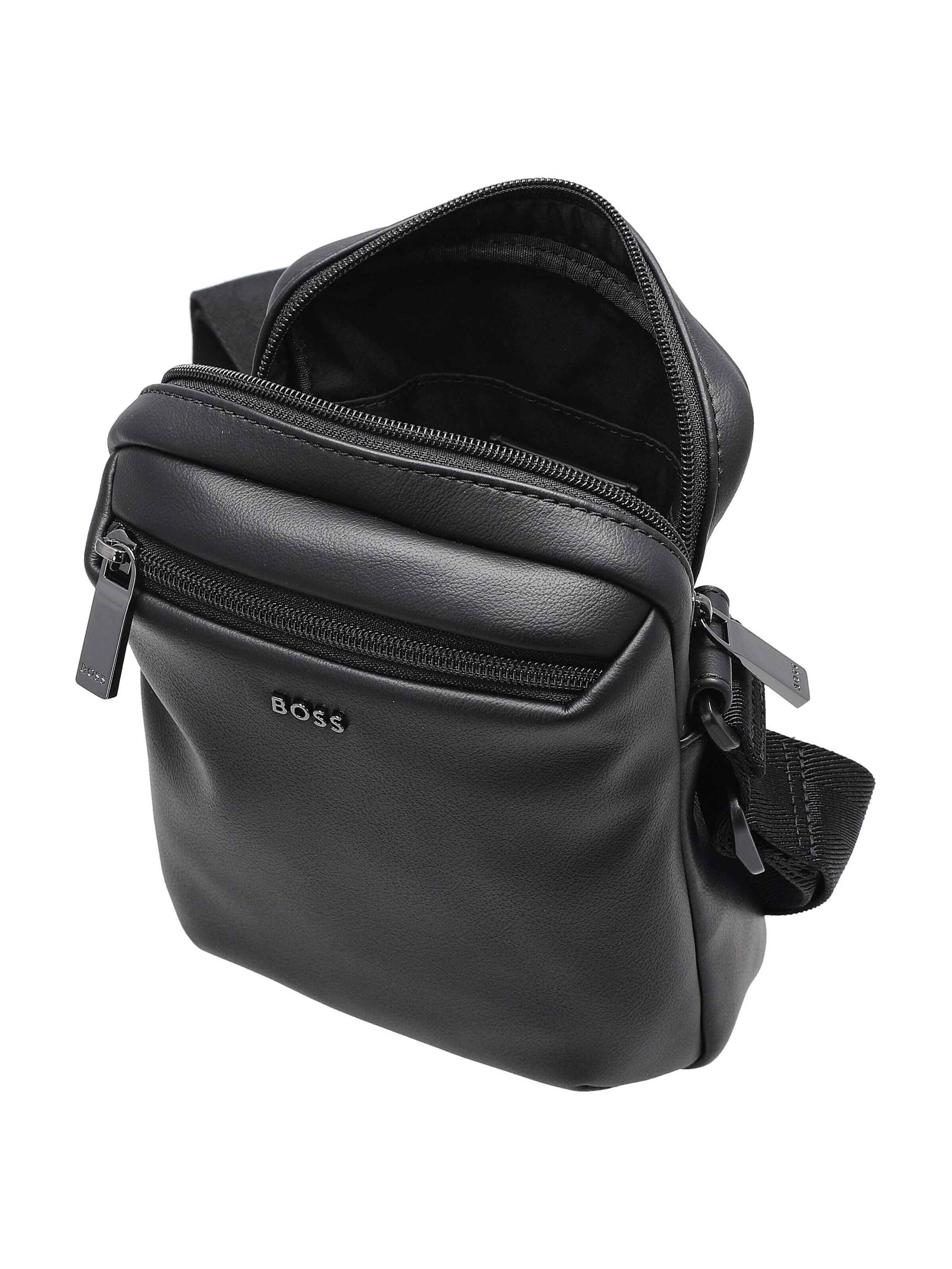 HUGO BOSS Umhängetasche 'Jace NS Zip'‌‌‌‌‌‌‌ in Schwarz