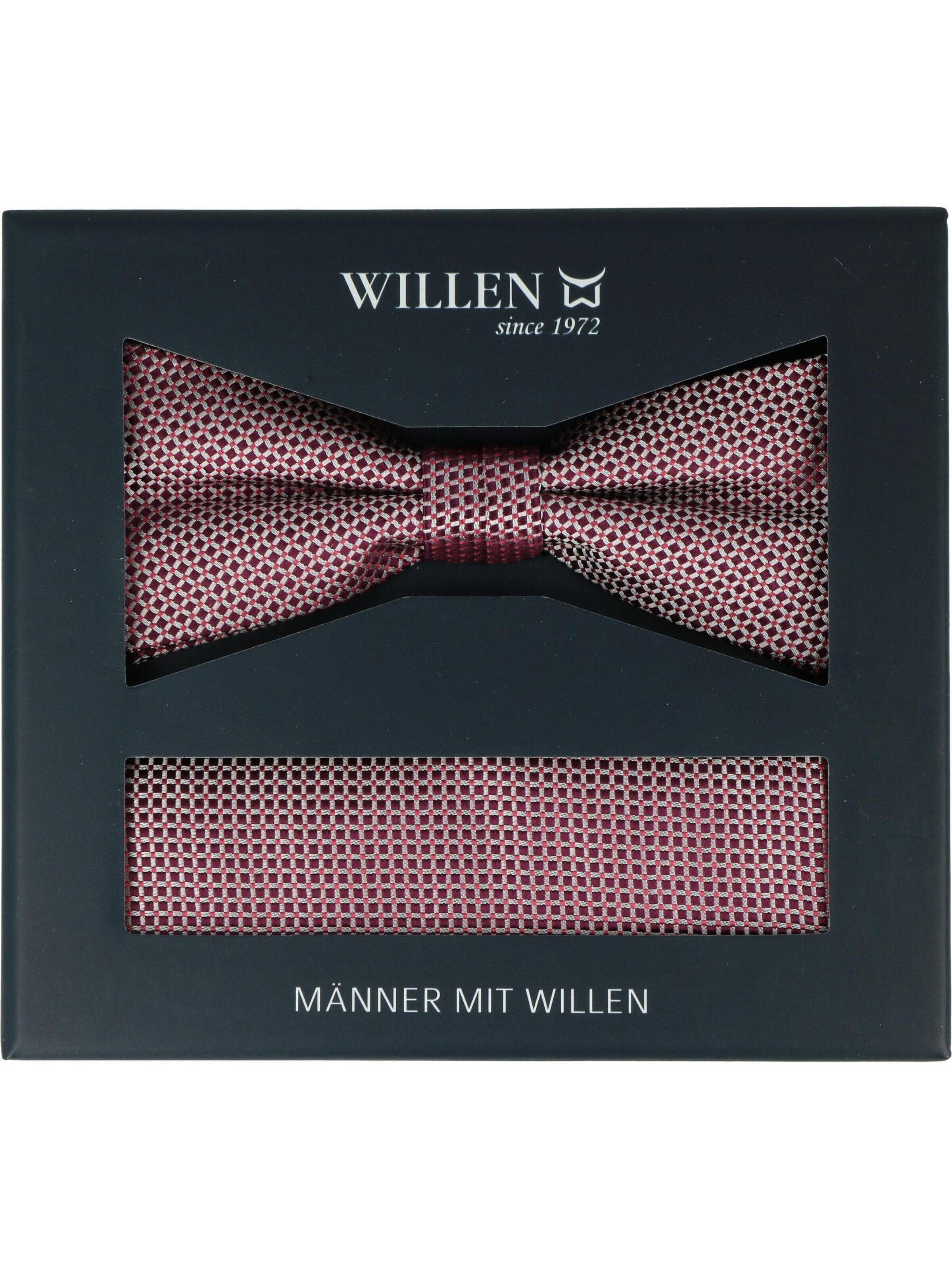 WILLEN Fliege 'Pastell Uninah'‌‌‌‌ in Rot
