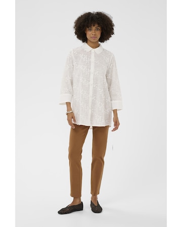 T-shirt 'CUmoni' CULTURE en blanc