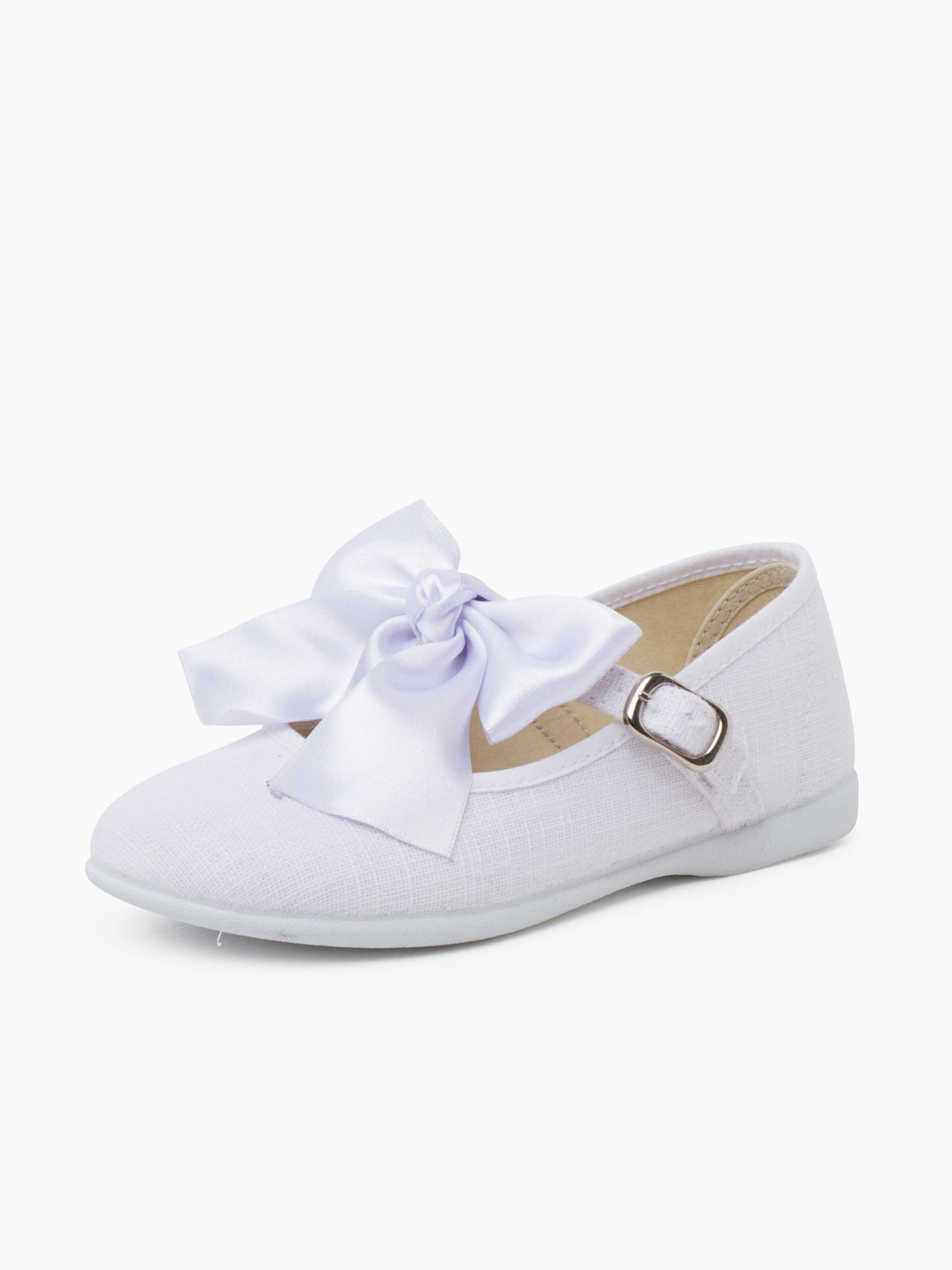 Ballerines Pisamonas en blanc : devant