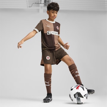 PUMA Regular Sportshorts 'FC St. Pauli 24/25' in Braun