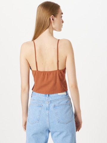 Abercrombie & Fitch Top in Braun