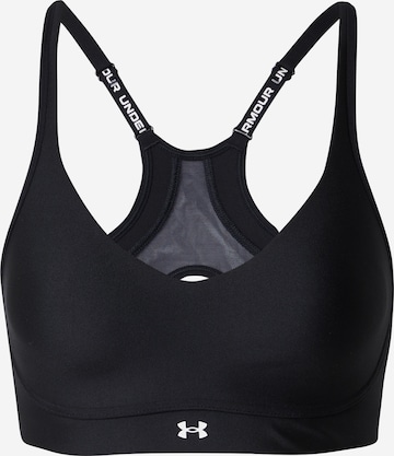 UNDER ARMOUR Bustier Sports-BH 'Infinity' i sort: forside