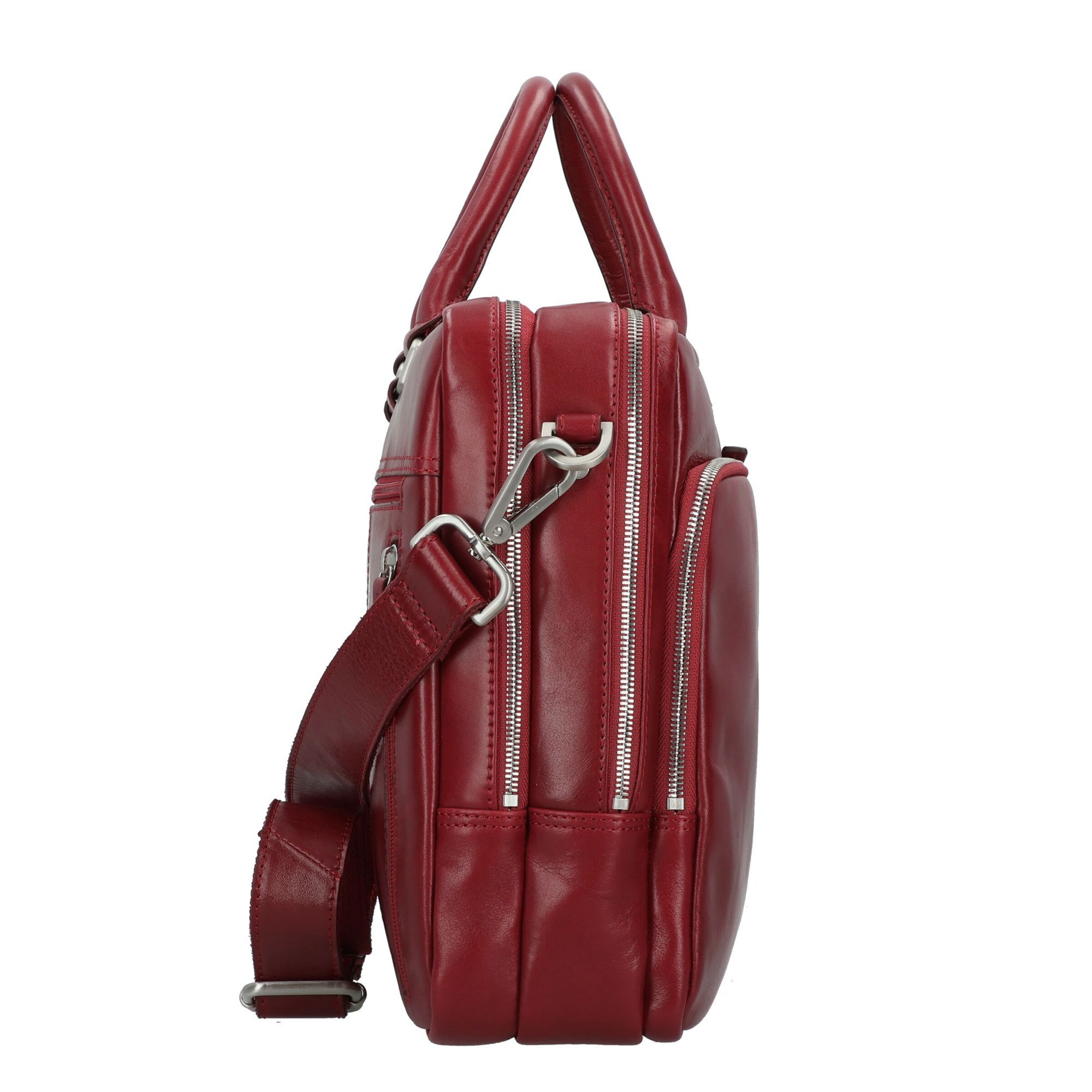 LEONHARD HEYDEN Document bag 'Cambridge' in Red
