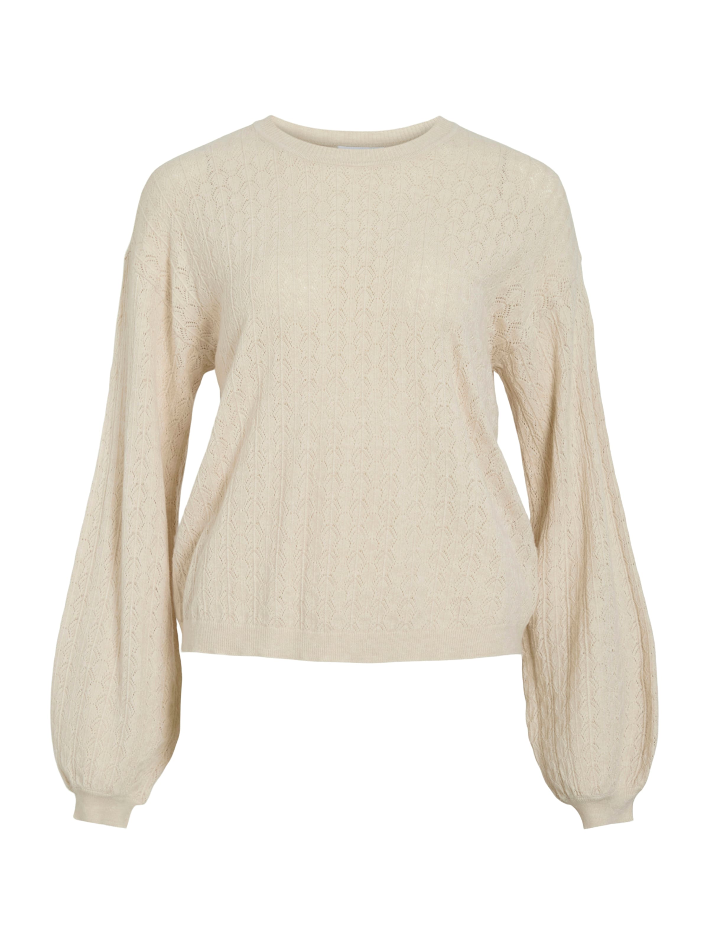 VILA Kampsun 'VIEMI', värv valge: eest vaates