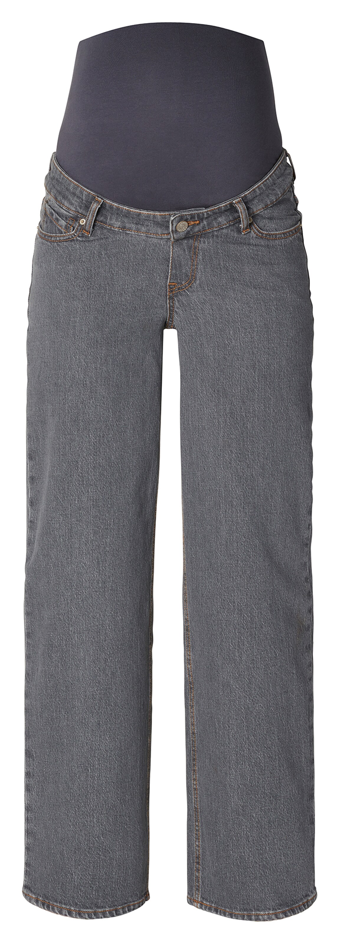 Noppies Loosefit Jeans ' Lemi ' in Grijs: voorkant