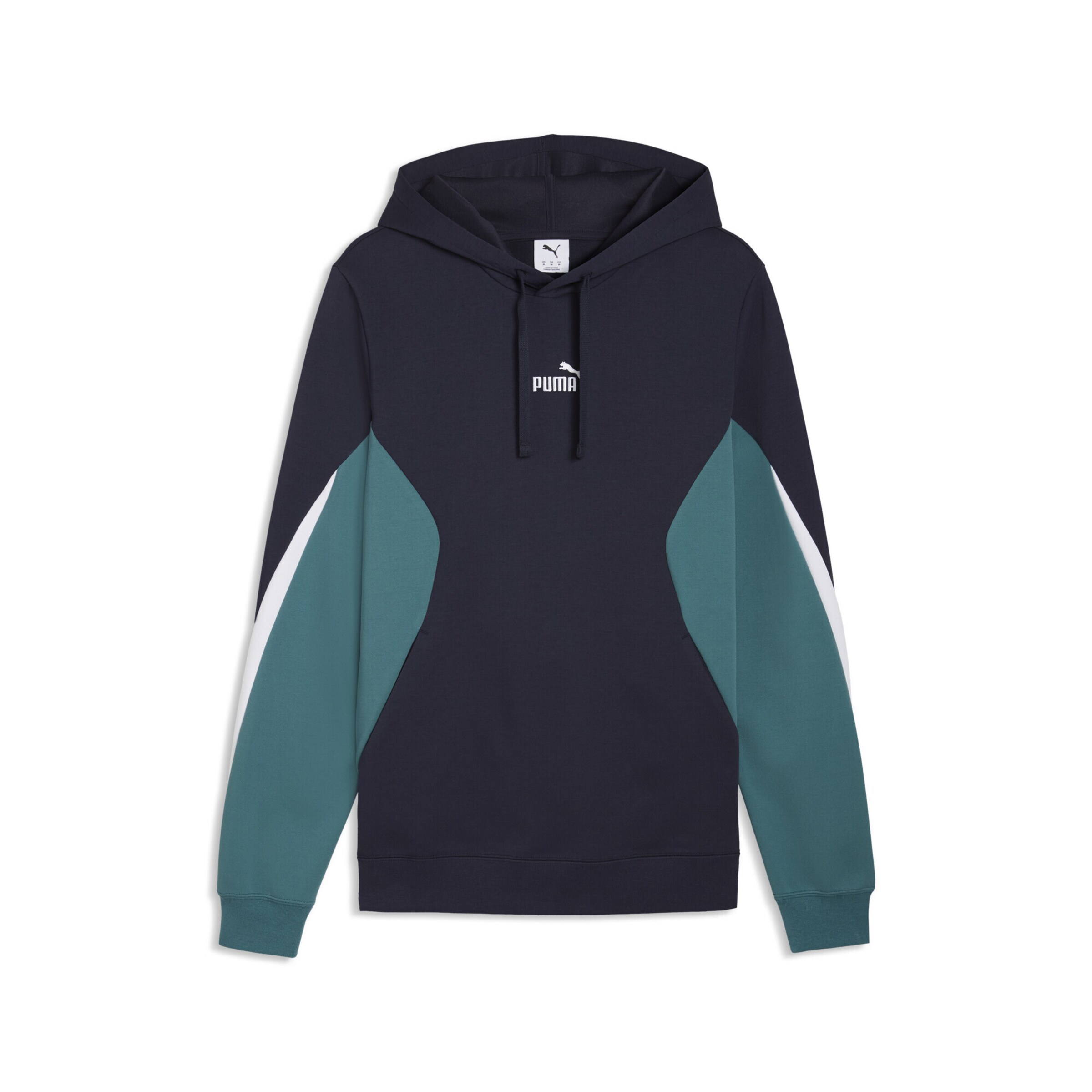 PUMA Sweatshirt 'Essentials' in Navy / Emerald / White, Item view