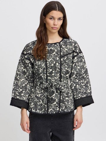 Atelier Rêve - Chaqueta de entretiempo 'Irfleur ja' en negro: frente