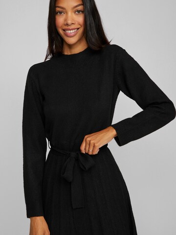 VILA Knit dress 'VITRINE' in Black