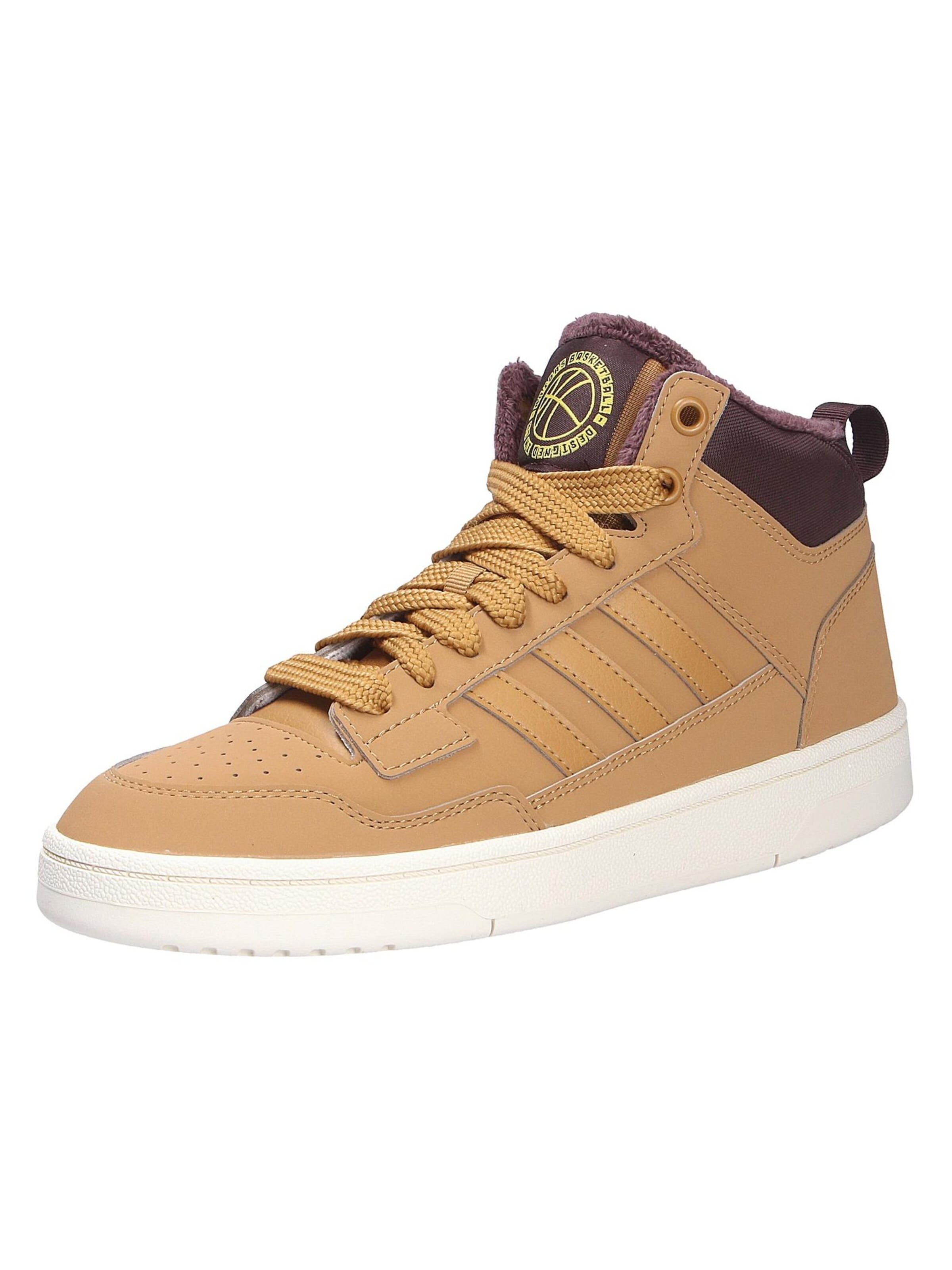 Baskets hautes 'Rapid Court' ADIDAS SPORTSWEAR en jaune : devant
