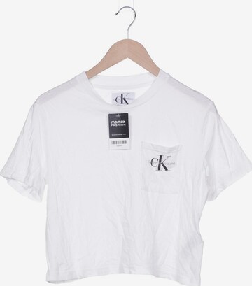 Calvin Klein Jeans Top & Shirt in L in White: front