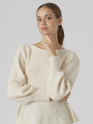 VERO MODA Pullover 'FLAVOUR' in Beige