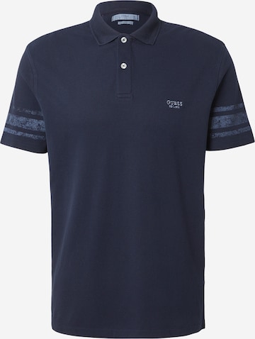 GUESS Majica | modra barva: sprednja stran