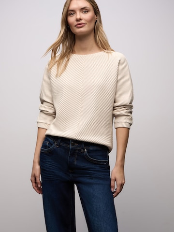 Pullover di STREET ONE in bianco: frontale