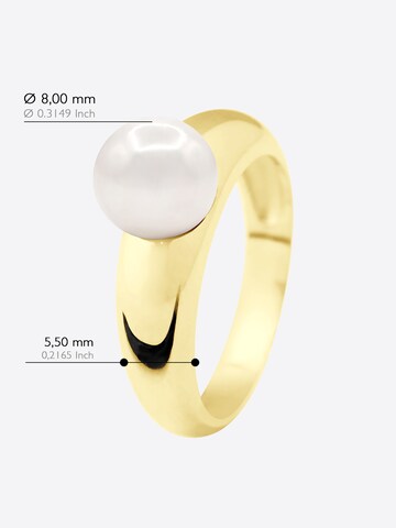 Bague 'VILLENEUVE' Ateliers Saint Germain en jaune