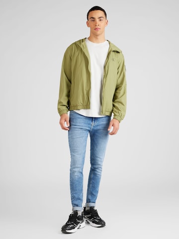 Veste mi-saison Calvin Klein Jeans en vert