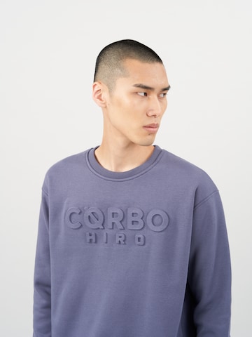 Cørbo Hiro Sweatshirt 'Kitano' in Blau