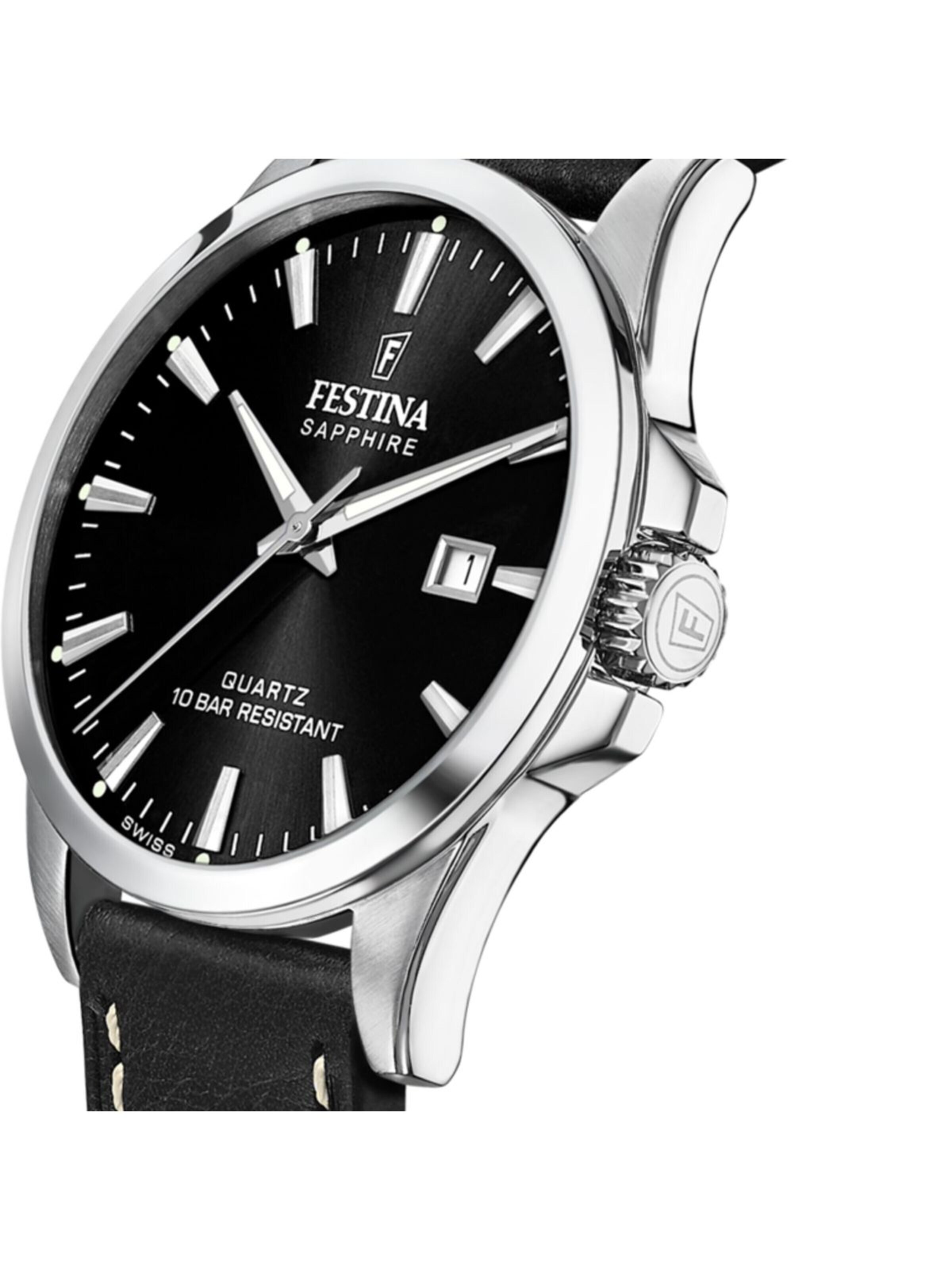 Montre à affichage analogique FESTINA en noir