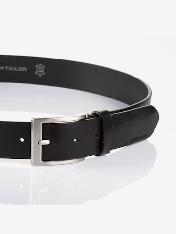 TOM TAILOR Belt 'JADEN' in Black