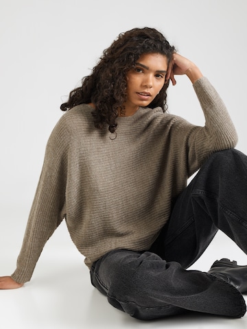 Pull-over 'FR Eretta' Fransa en marron : devant