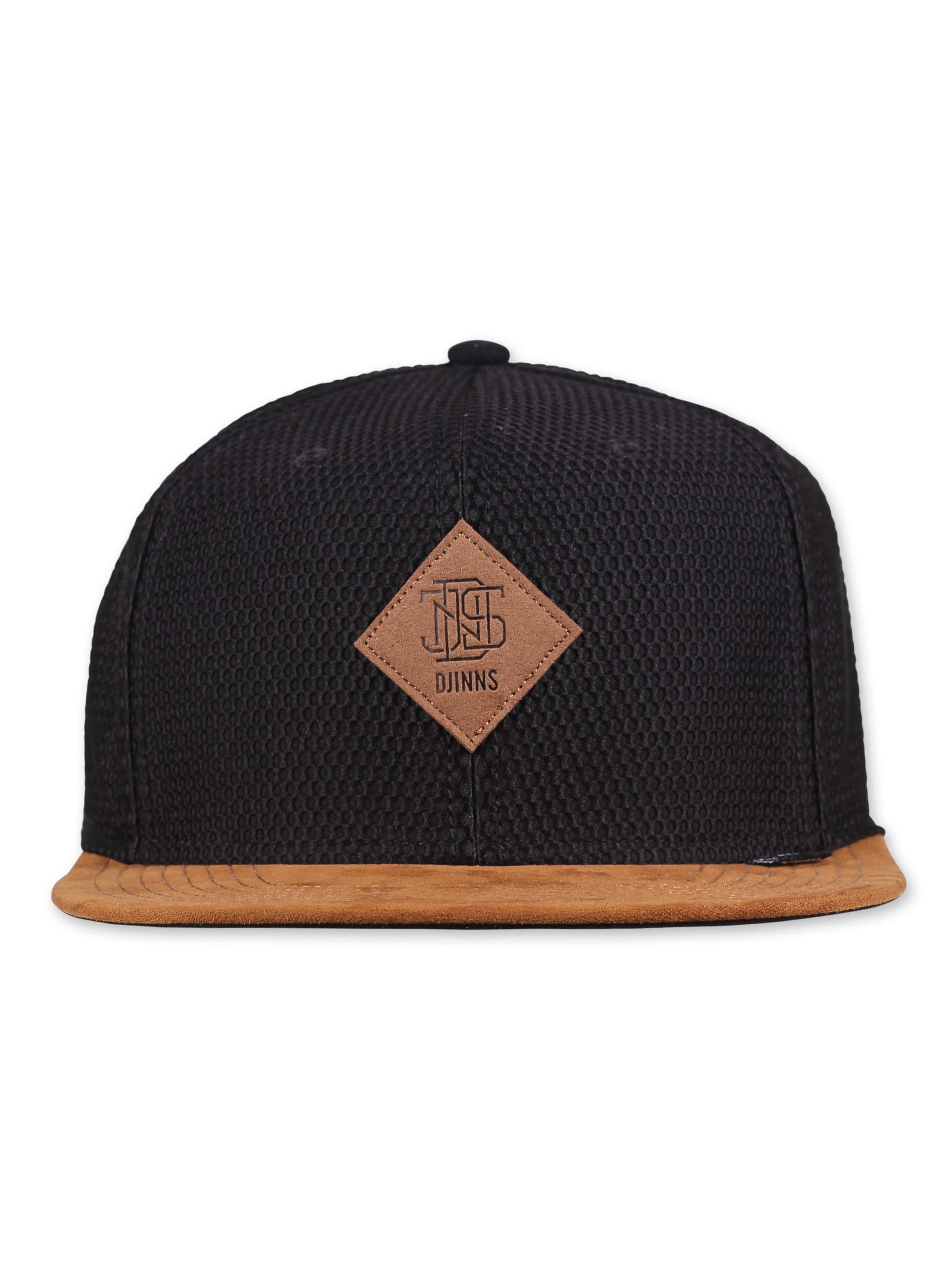 DJINNS Czapka z daszkiem 'Honey Knit' w kolorze czarny