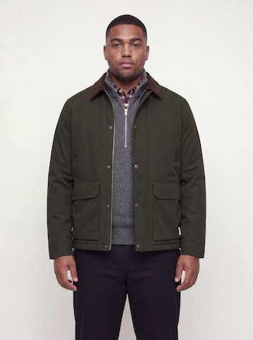 Veste mi-saison 'JORNORREBRO' Jack & Jones Plus en vert : devant