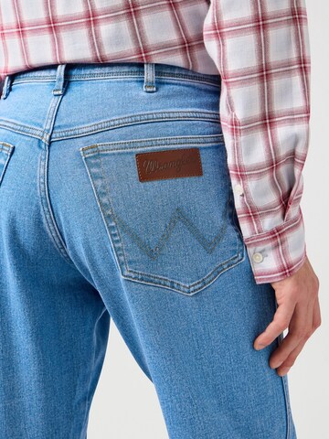 regular Jeans 'Texas Skyline Splash' di WRANGLER in blu