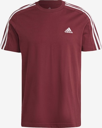 T-Shirt fonctionnel 'Essentials' ADIDAS SPORTSWEAR en rouge : devant