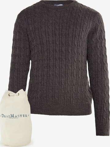 Pull-over DreiMaster Vintage en gris : devant