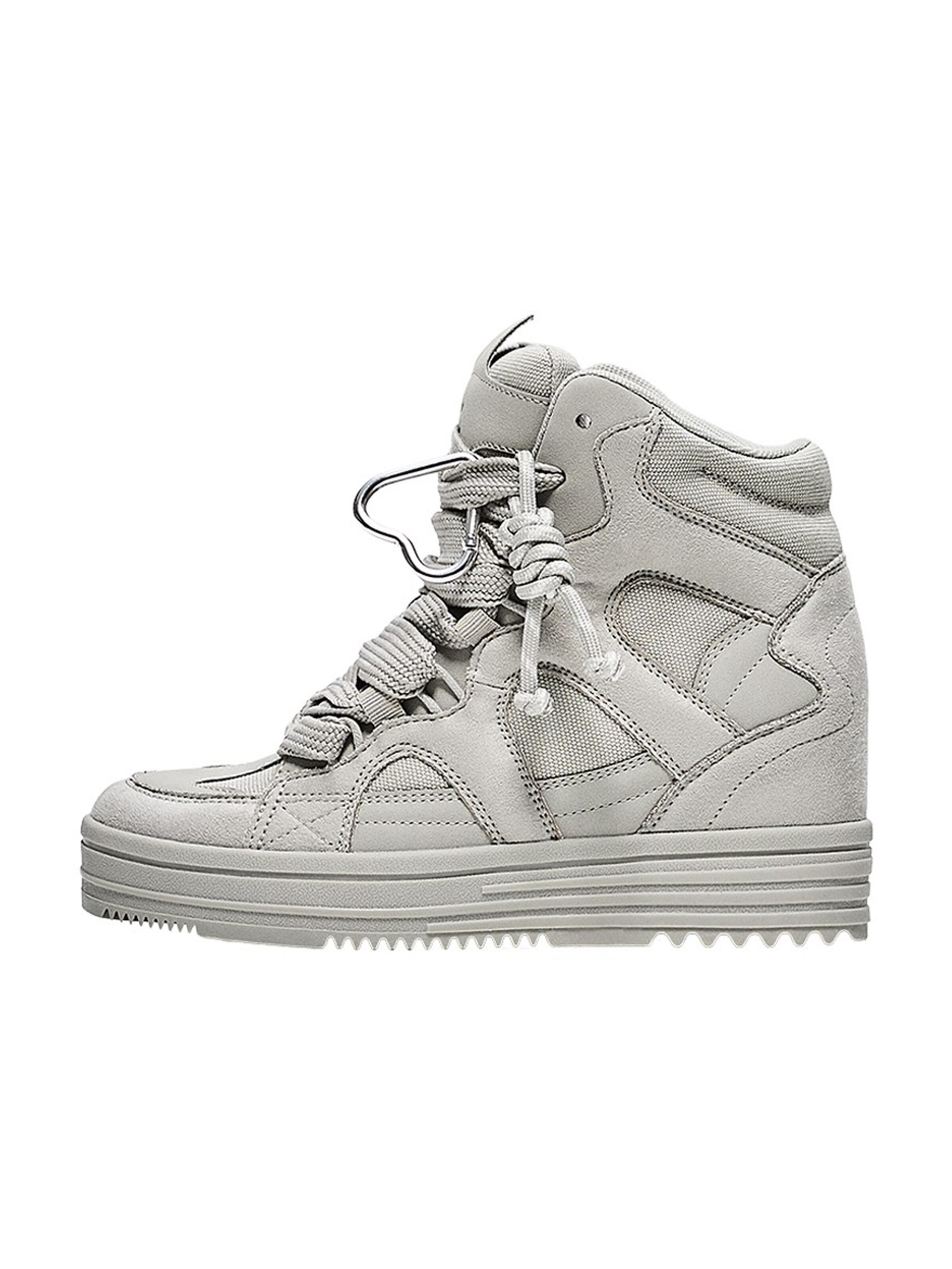 Bershka Sneaker in Grau