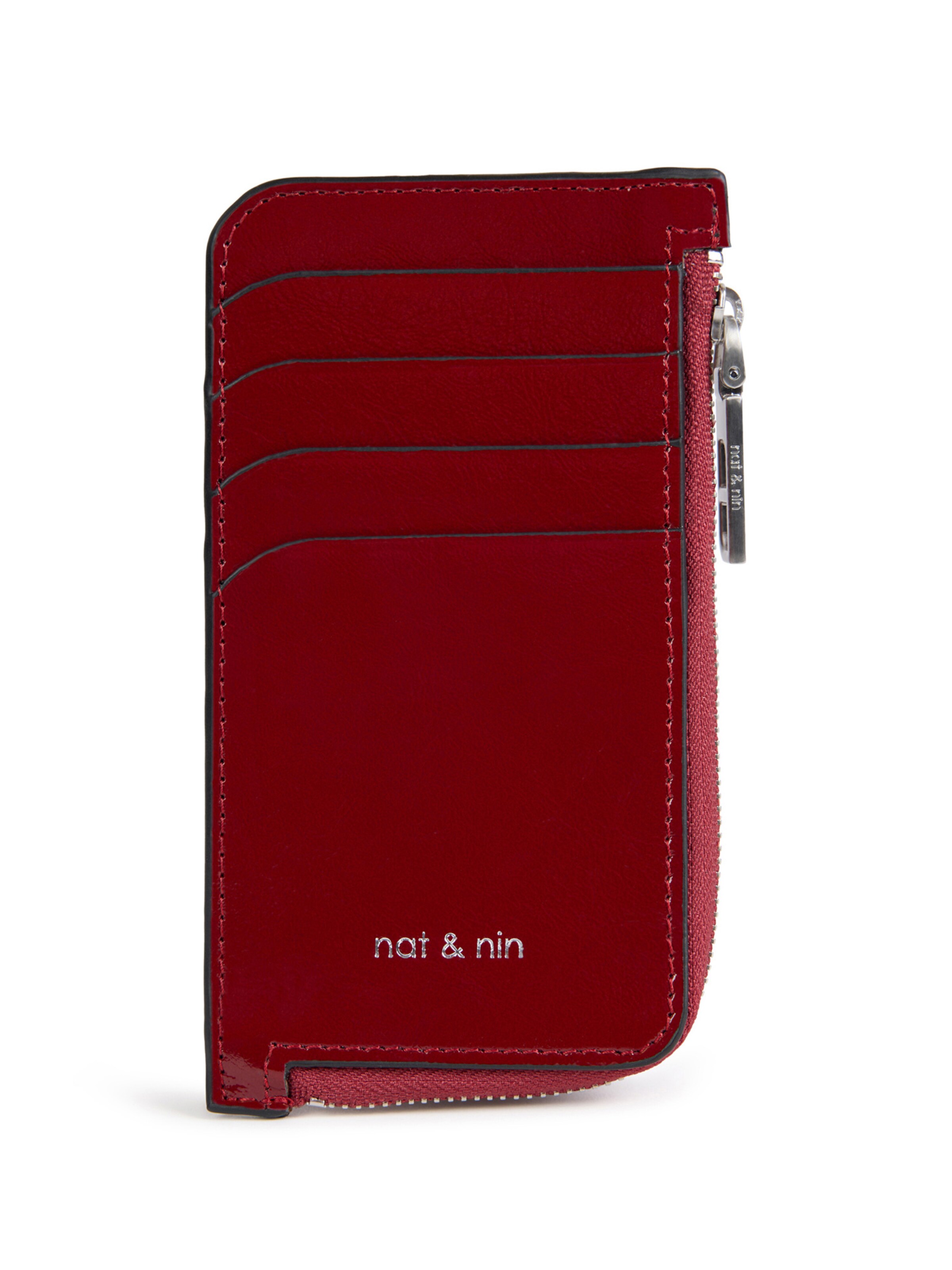 Nat&Nin Wallet ' ALIZE ' in Red: front