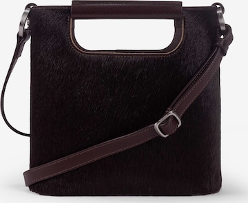 Gretchen Schultertasche 'Crocus Small' in Braun: Vorderseite