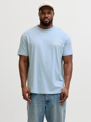Jack & Jones Plus Μπλουζάκι σε μπλε: μπροστά