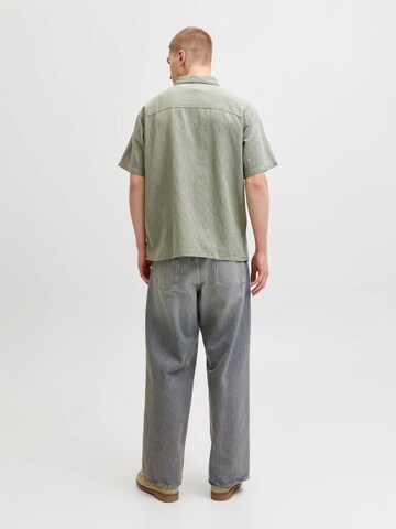 JACK & JONES Comfort Fit Hemd 'JORMontauk' in Grün