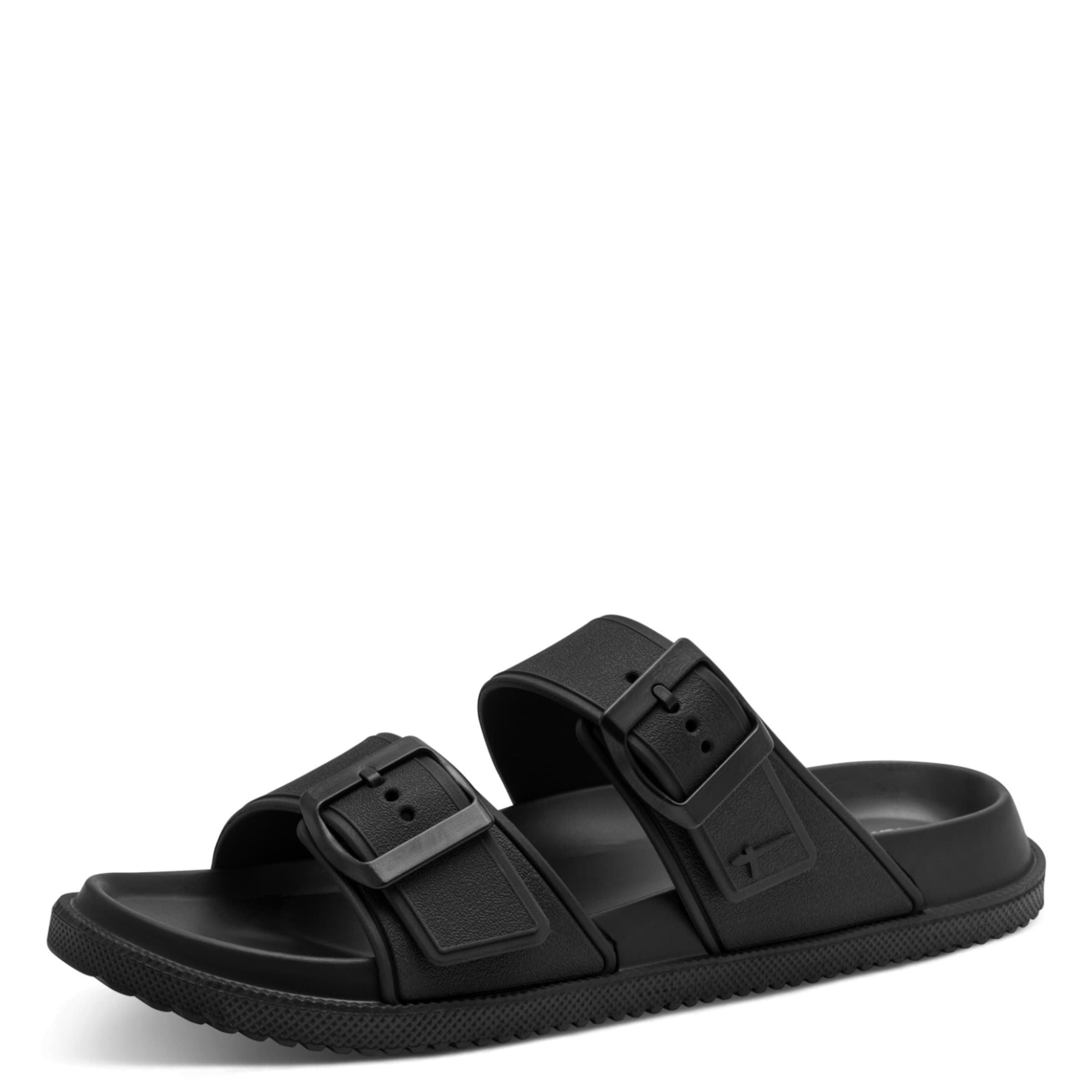 Tamaris Pantolette in Schwarz: Vorderseite