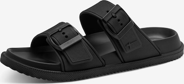 Tamaris Mules in Black: front
