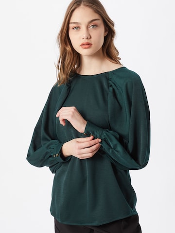 AX Paris Blouse in Groen: voorkant