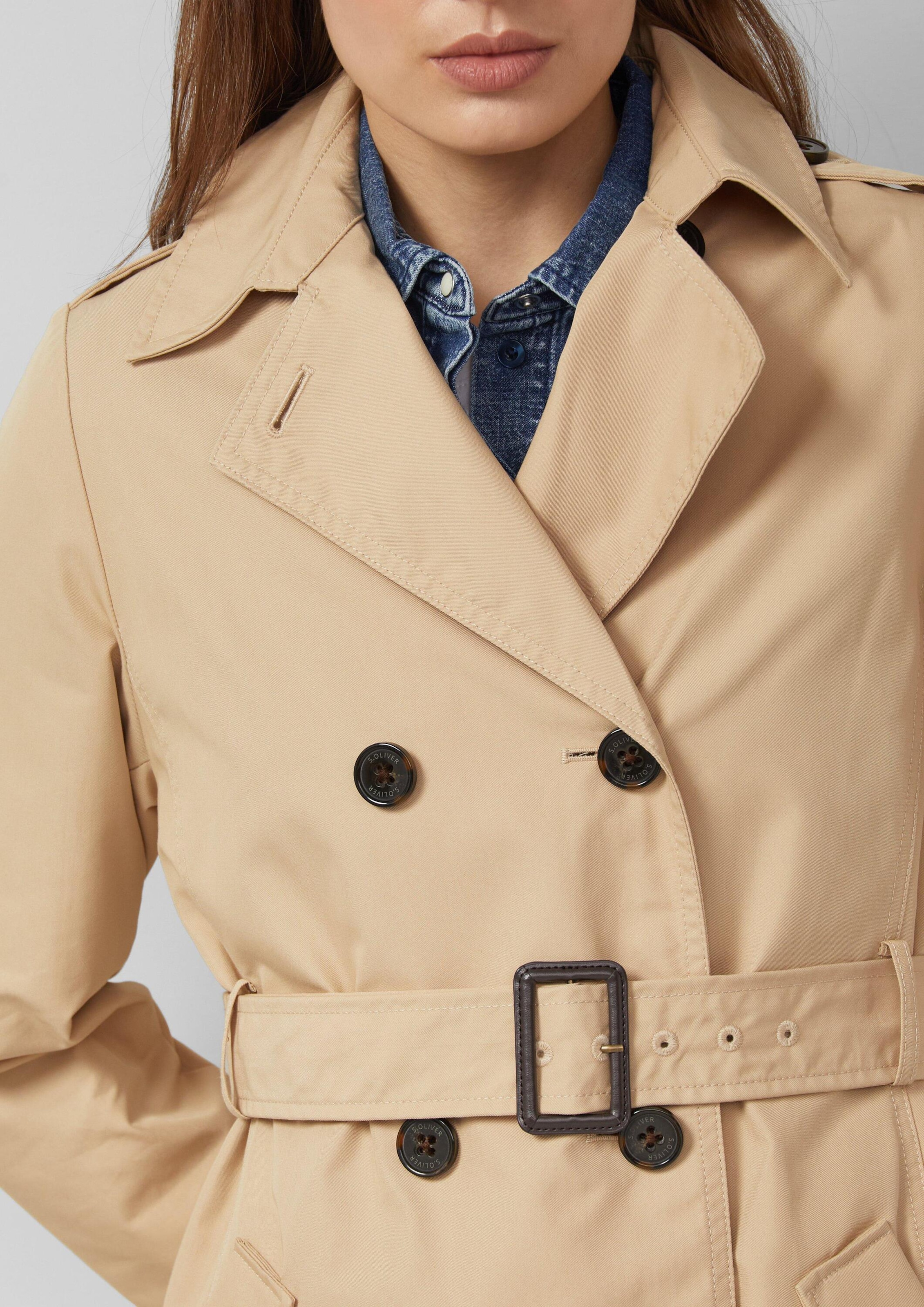 s.Oliver Tussenmantel in Beige