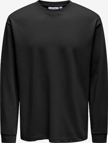 Maglietta 'ONSCASPIAN' di Only & Sons in nero: frontale